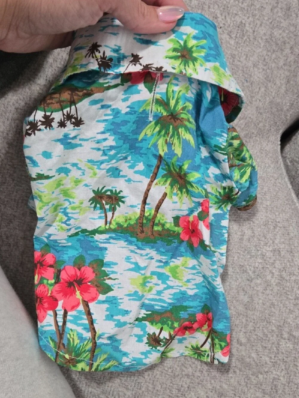 Casual Canine Tropical Floral Dog Shirt!